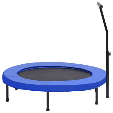 Fitness Trampoline with Handle & Safety Pad - 122 cm