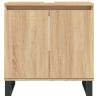 3 Piece Bathroom Furniture Set - Sonoma Oak | HipoMarket UK