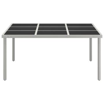 Stylish Garden Dining Table | 170x170 cm | Glass & Steel