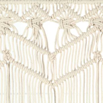 Macrame Curtain 140x240 cm Cotton - Stylish Home Decor