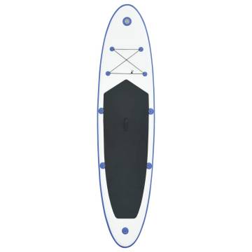 Stand Up Paddle Board Set - Inflatable Blue and White