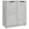 Shoe Cabinet Concrete Grey | 59x35x70 cm Engineered Wood