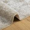 Rug ISTAN High Pile Shiny Look Beige 100x200 cm | Hipomarket