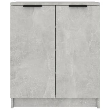 Shoe Cabinet Concrete Grey | 59x35x70 cm Engineered Wood