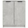 Shoe Cabinet Concrete Grey | 59x35x70 cm Engineered Wood