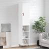 Highboard White 34.5x34x180 cm Engineered Wood Colour white Quantity in Package 1 Model 3 shelves 