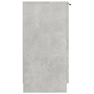 Shoe Cabinet Concrete Grey | 59x35x70 cm Engineered Wood