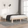 Bed Frame Solid Wood Pine 140x200 cm Colour natural Size 140 x 200 cm 