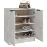 Shoe Cabinet Concrete Grey | 59x35x70 cm Engineered Wood