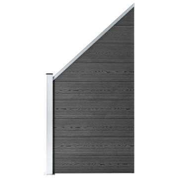 Durable WPC Fence Panel Set - 619x | Hipomarket UK