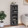 Book Cabinet Grey 50x35x154 cm Solid Wood Pine Colour grey Quantity in Package 1 Height 154 cm Width 50 cm 