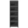 Book Cabinet Grey 50x35x154 cm - Solid Pine Wood