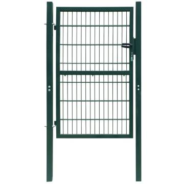 Durable 2D Fence Gate (Single) Green 106 x 170 cm | Hipo Market