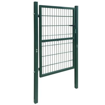 Durable 2D Fence Gate (Single) Green 106 x 170 cm | Hipo Market