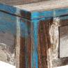 Vintage Solid Wood Console Table - 118x30x80 cm