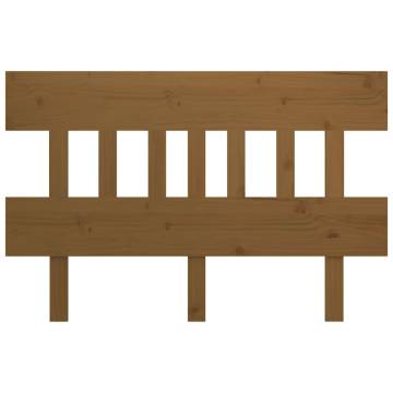 Honey Brown Solid Wood Bed Headboard | 183.5x81 cm | Hipo Market