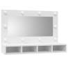 Stylish LED Mirror Cabinet - 90x31.5x62 cm | Hipomarket