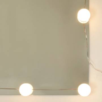 Stylish LED Mirror Cabinet - 90x31.5x62 cm | Hipomarket