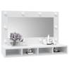 Stylish LED Mirror Cabinet - 90x31.5x62 cm | Hipomarket