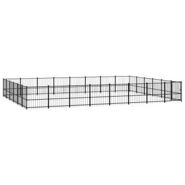 Outdoor Dog Kennel Steel - Secure & Comfortable 45.16 m²