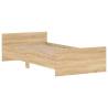 Sonoma Oak Bed Frame 90x200 cm | Durable Engineered Wood