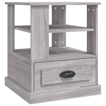 Elegant Grey Sonoma Side Table - 50x50x60 cm | HipoMarket