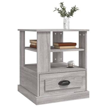 Elegant Grey Sonoma Side Table - 50x50x60 cm | HipoMarket