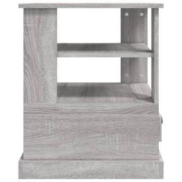 Elegant Grey Sonoma Side Table - 50x50x60 cm | HipoMarket