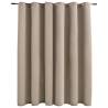 Beige Blackout Curtain with Metal Rings | 290x245 cm | HipoMarket