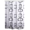 RIDDER Shower Curtain Geo Textile - Tranquil Bathroom Decor