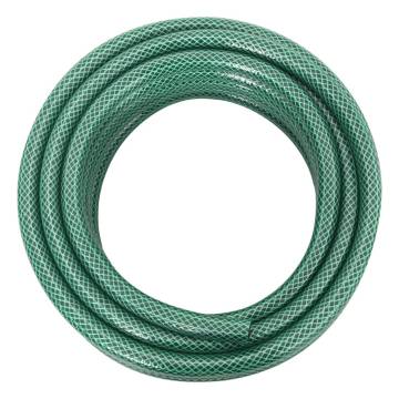 Durable Garden Hose with Fitting Set - 50m PVC Green Hose