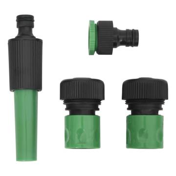 Durable Garden Hose with Fitting Set - 50m PVC Green Hose