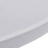 Standing Table Cover Ø60 cm White Stretch - 4 pcs - HipoMarket