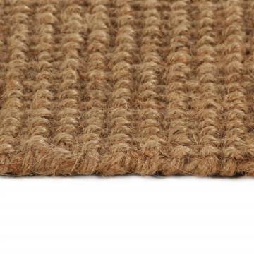 Jute Rug with Tassels 160x230 cm - Natural & Elegant Touch