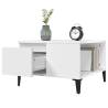 Stylish White Coffee Table - 55x55 cm | HipoMarket