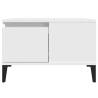 Stylish White Coffee Table - 55x55 cm | HipoMarket