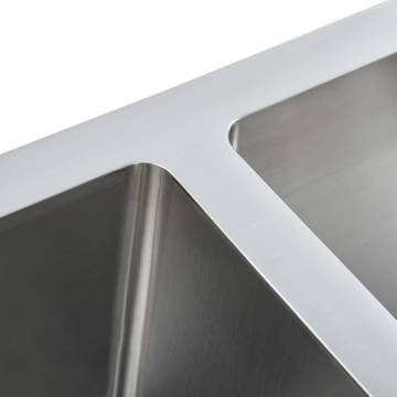 Handmade Stainless Steel Kitchen Sink - Luxury & Functionality