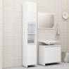 3 Piece Bathroom Furniture Set High Gloss White Engineered Wood Colour high gloss white Number of 3 