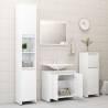 Stylish 3 Piece Bathroom Furniture Set - High Gloss White