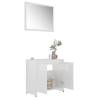 Stylish 3 Piece Bathroom Furniture Set - High Gloss White