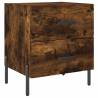 Stylish Smoked Oak Bedside Cabinets - Set of 2 | HipoMarket