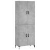 Stylish Highboard Concrete Grey | Hipo Market UK