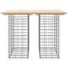 Garden Bench Gabion Design - Solid Pine 100x70 cm | HipoMarket