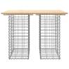 Garden Bench Gabion Design - Solid Pine 100x70 cm | HipoMarket