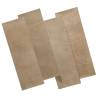 WallArt Leather Tiles Nathan Vintage Brown - 16 pcs