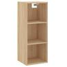 Highboard Sonoma Oak - Stylish Engineered Wood Storage Cabinet