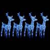 Christmas Reindeers 4 pcs Blue 160 LEDs Acrylic Colour blue Quantity in Package 4 Number of LEDs 1 