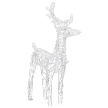 Christmas Reindeers 4 pcs Blue - 160 LEDs Acrylic Display