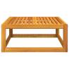 Elegant Acacia Wood Coffee Table | 68x68x29 cm