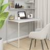 Computer Desk White 110x60x70 cm Engineered Wood Colour white 